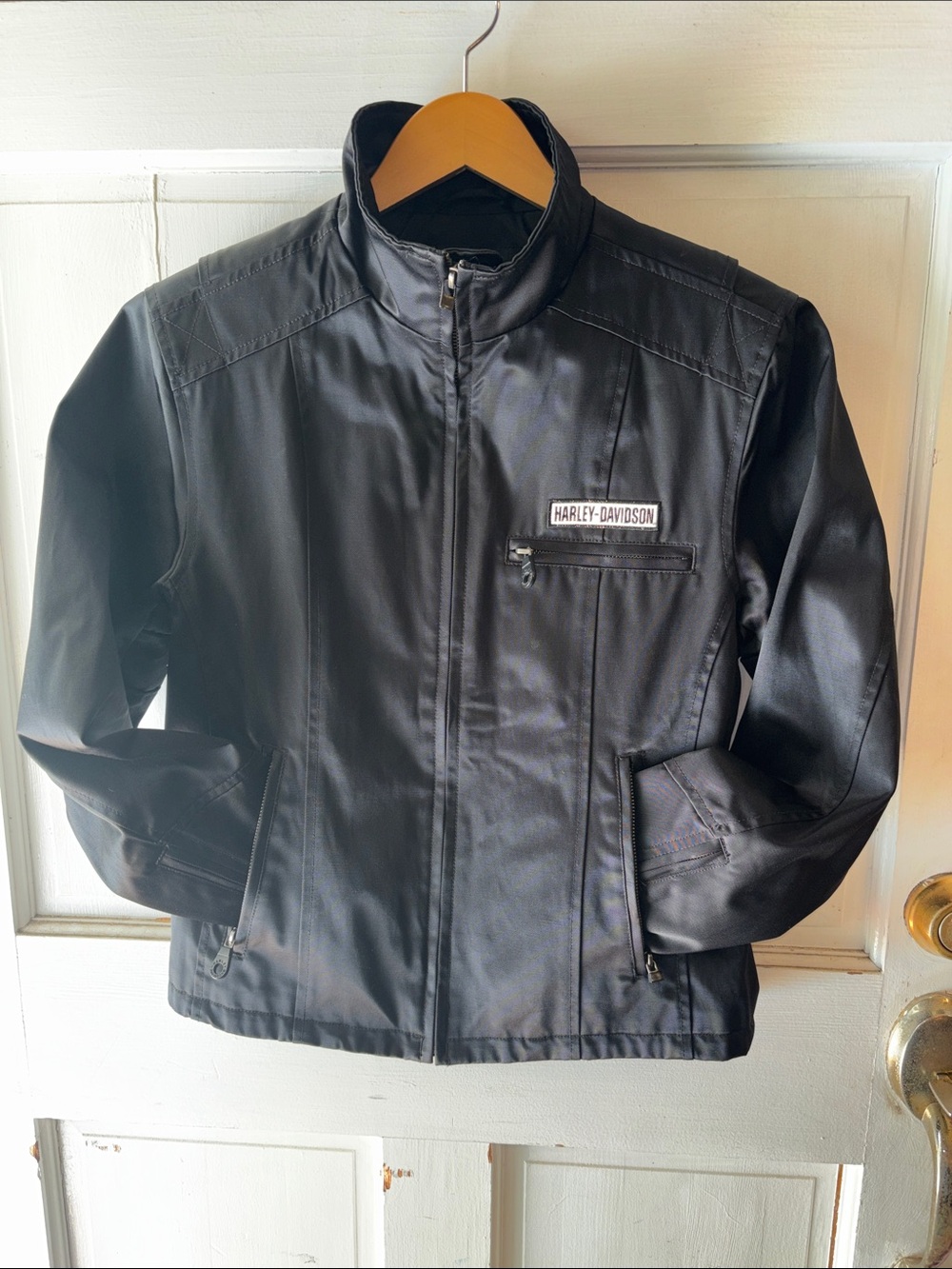Harley-Davidson Black Nylon Jacket - Picture 12 of 16